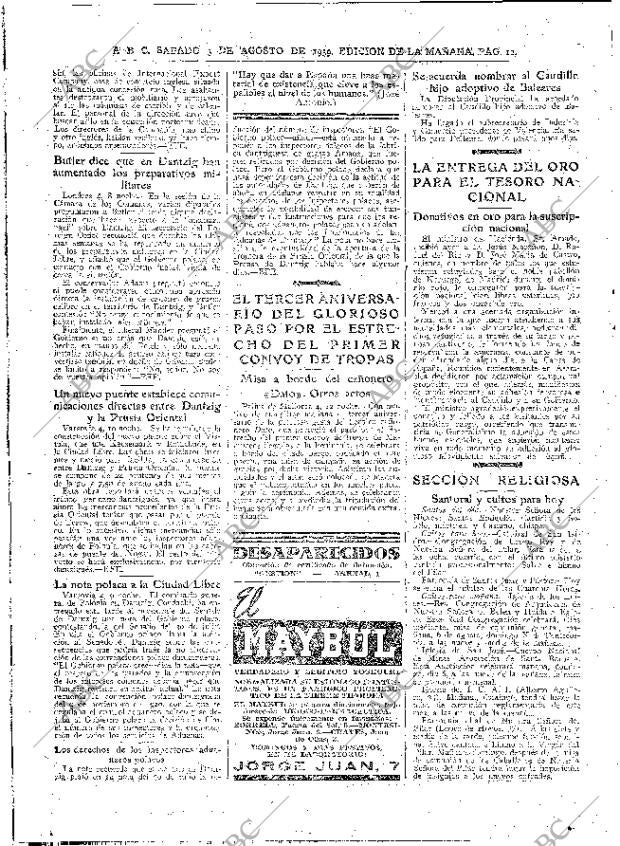 ABC MADRID 05-08-1939 página 12