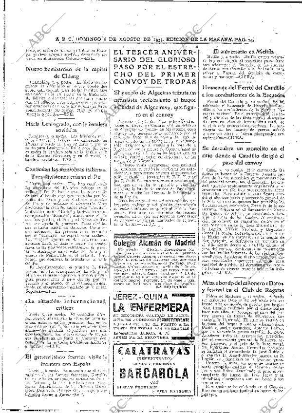 ABC MADRID 06-08-1939 página 14