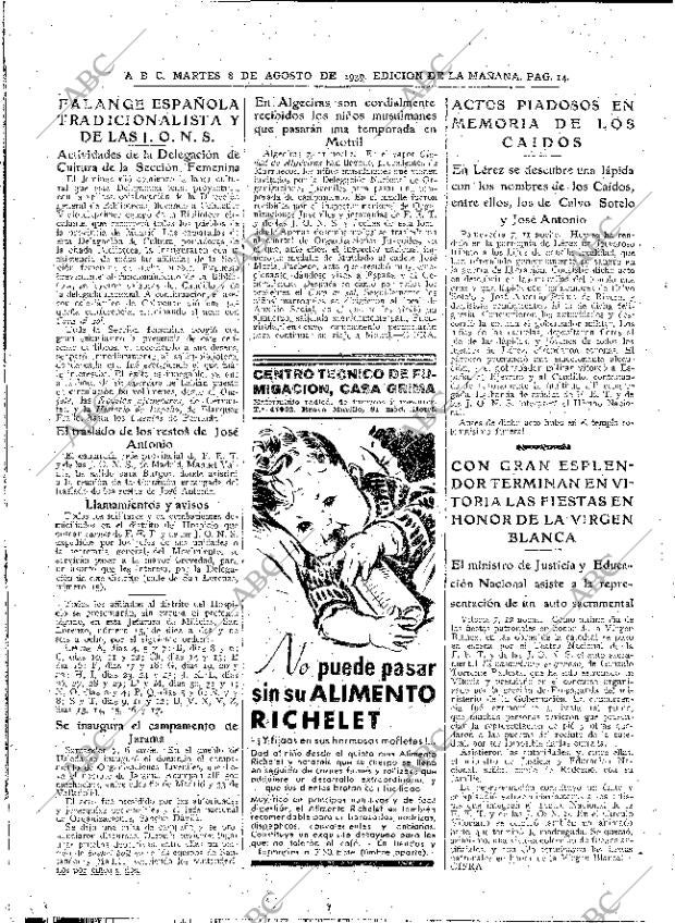 ABC MADRID 08-08-1939 página 14