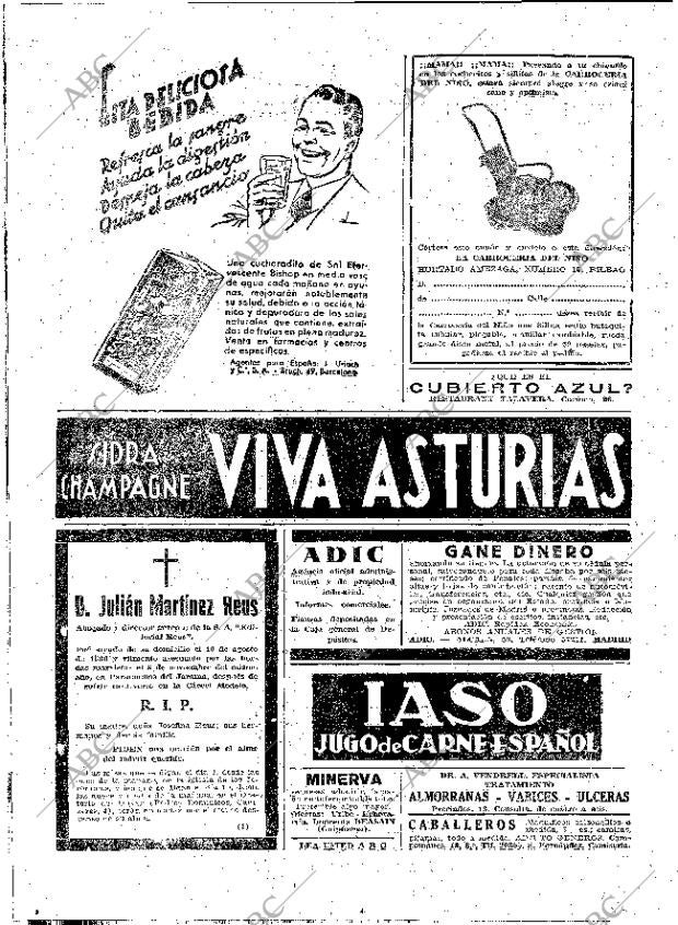 ABC MADRID 08-08-1939 página 22