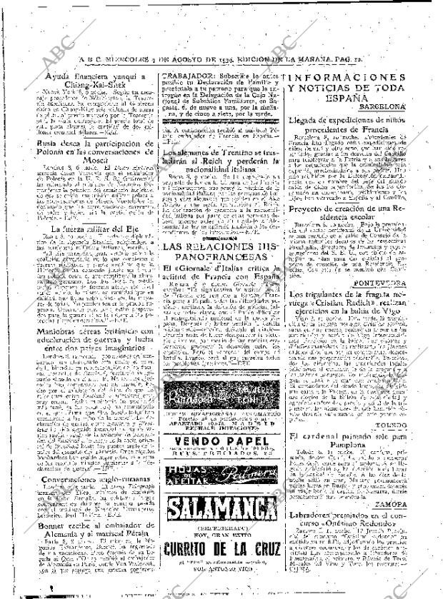 ABC MADRID 09-08-1939 página 12