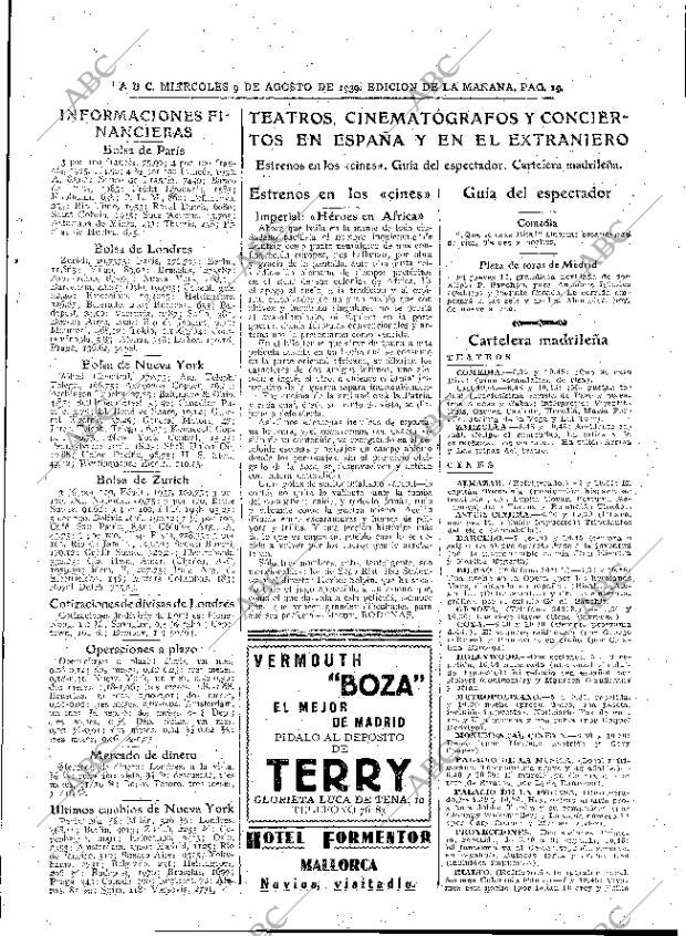 ABC MADRID 09-08-1939 página 15