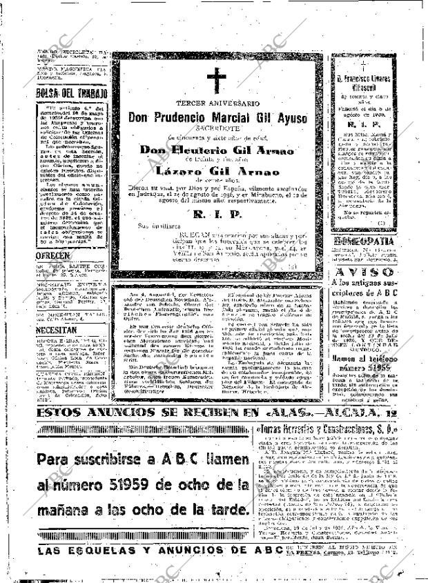 ABC MADRID 09-08-1939 página 22