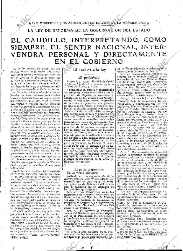 ABC MADRID 09-08-1939 página 7