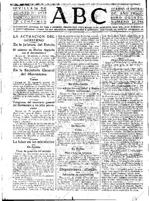 ABC SEVILLA 16-08-1939 página 1