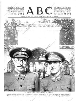 ABC MADRID 22-08-1939 página 1
