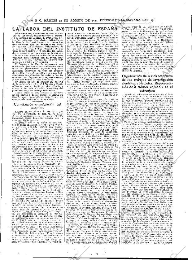 ABC MADRID 22-08-1939 página 13