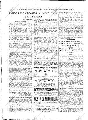 ABC MADRID 22-08-1939 página 16