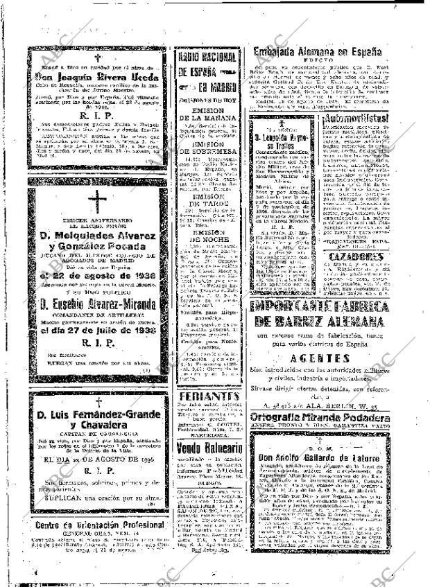 ABC MADRID 22-08-1939 página 20