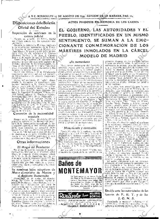 ABC MADRID 23-08-1939 página 11