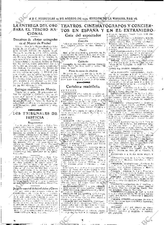 ABC MADRID 23-08-1939 página 16