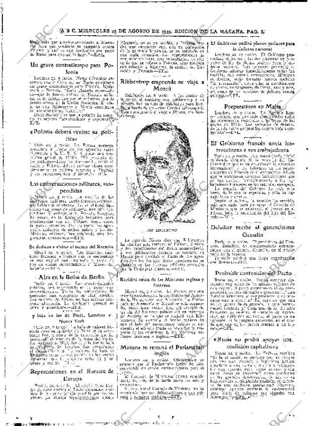 ABC MADRID 23-08-1939 página 8