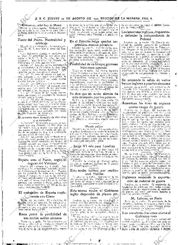 ABC MADRID 24-08-1939 página 6