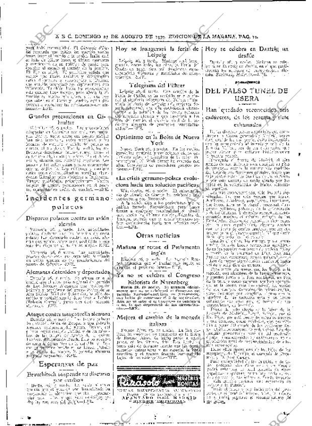 ABC MADRID 27-08-1939 página 10