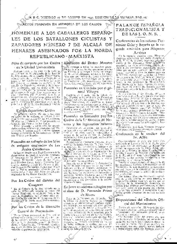 ABC MADRID 27-08-1939 página 17