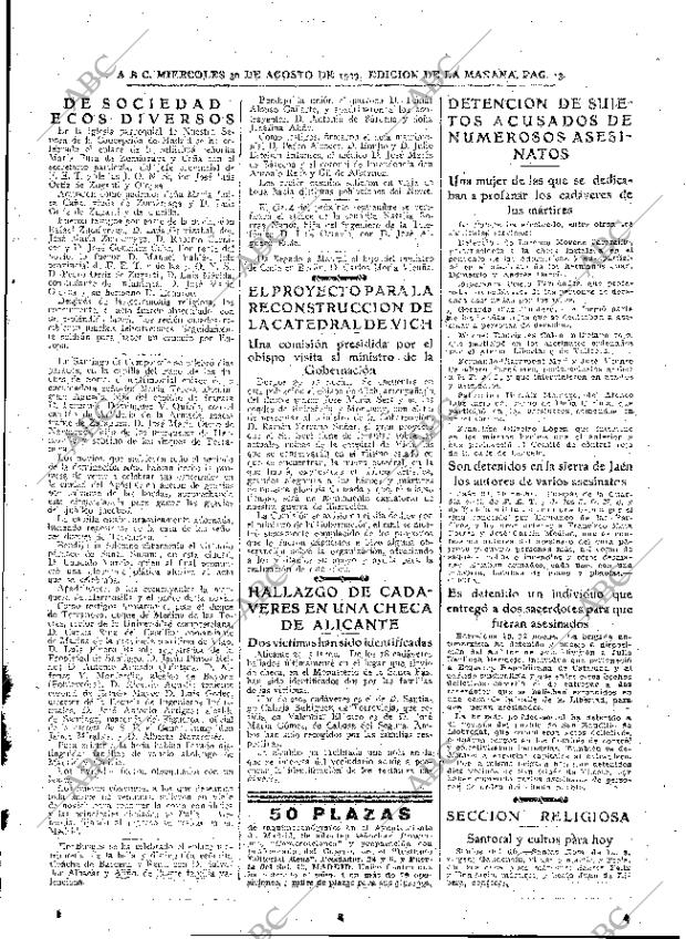 ABC MADRID 30-08-1939 página 13