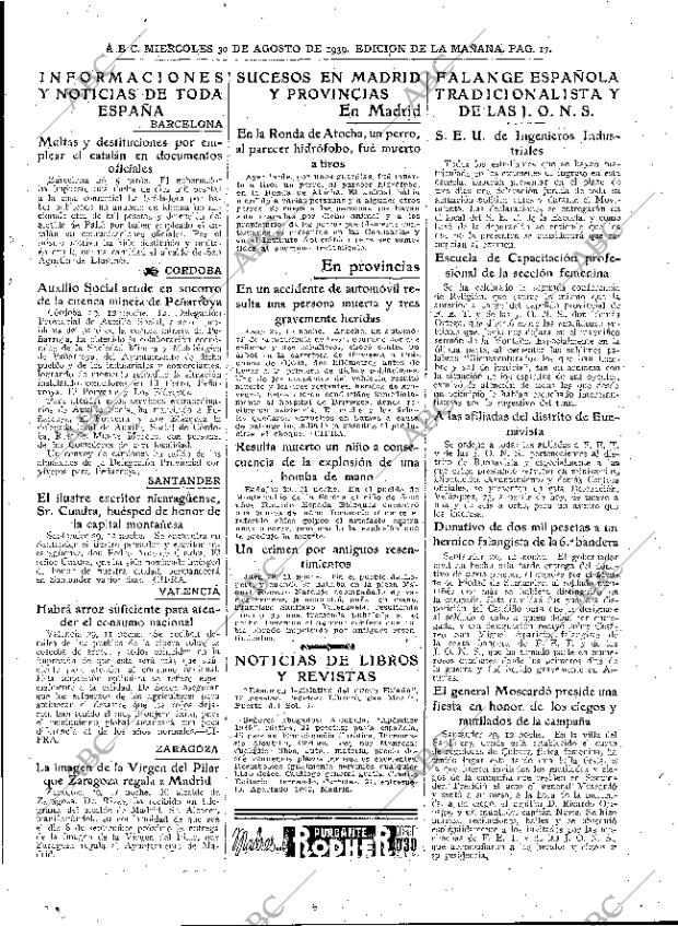 ABC MADRID 30-08-1939 página 17