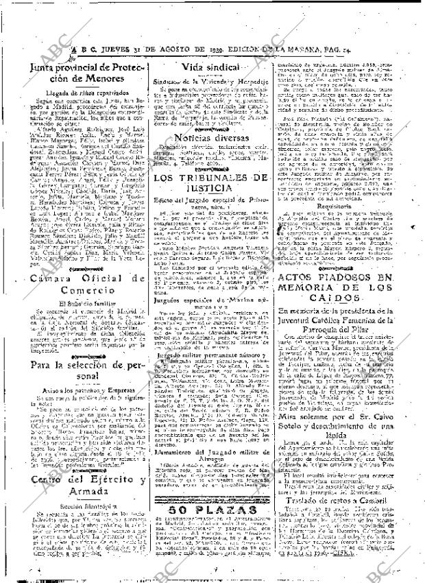 ABC MADRID 31-08-1939 página 14