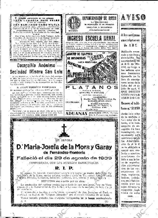 ABC MADRID 31-08-1939 página 18