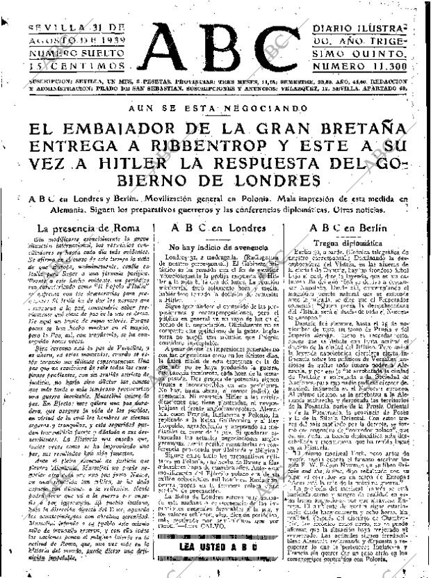 ABC SEVILLA 31-08-1939 página 5