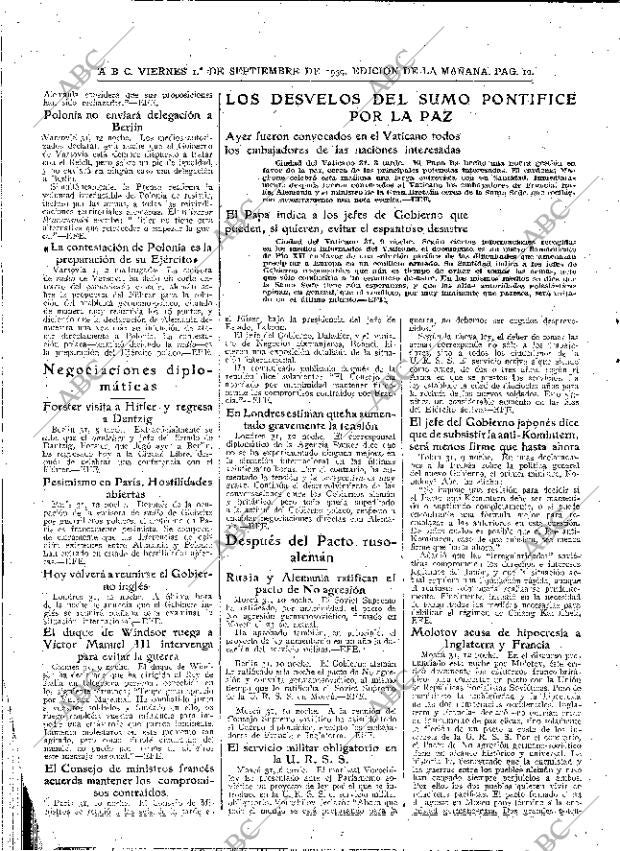 ABC MADRID 01-09-1939 página 10