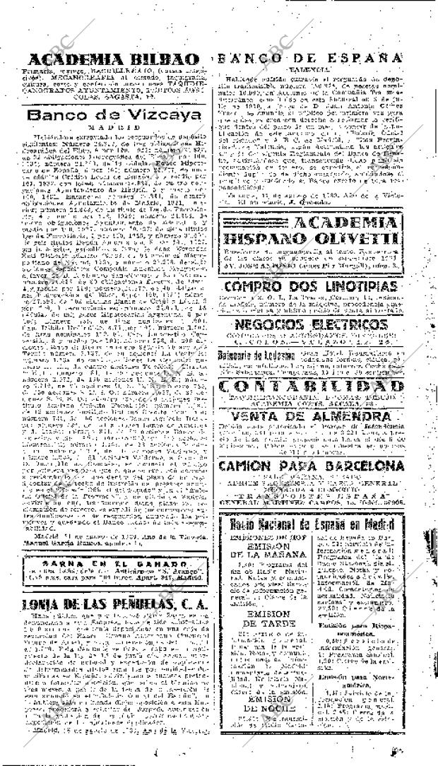 ABC MADRID 01-09-1939 página 16