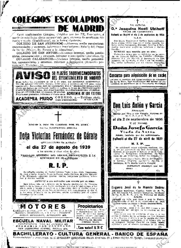 ABC MADRID 01-09-1939 página 22