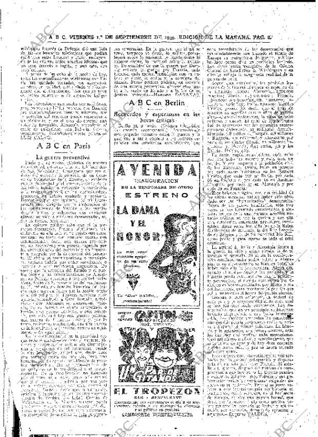 ABC MADRID 01-09-1939 página 8