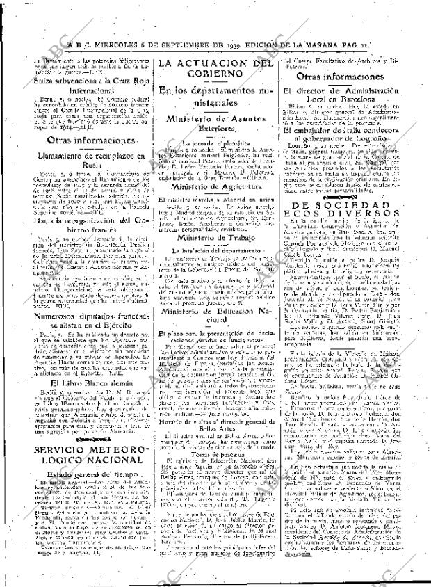 ABC MADRID 06-09-1939 página 11