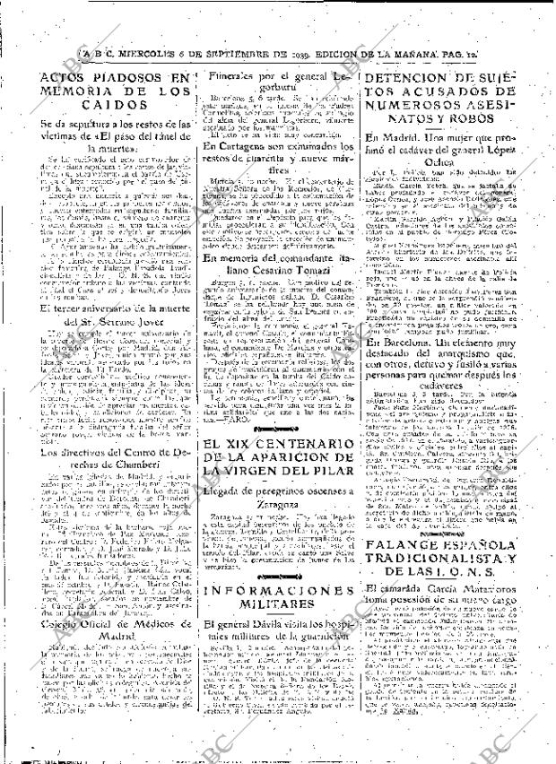 ABC MADRID 06-09-1939 página 12
