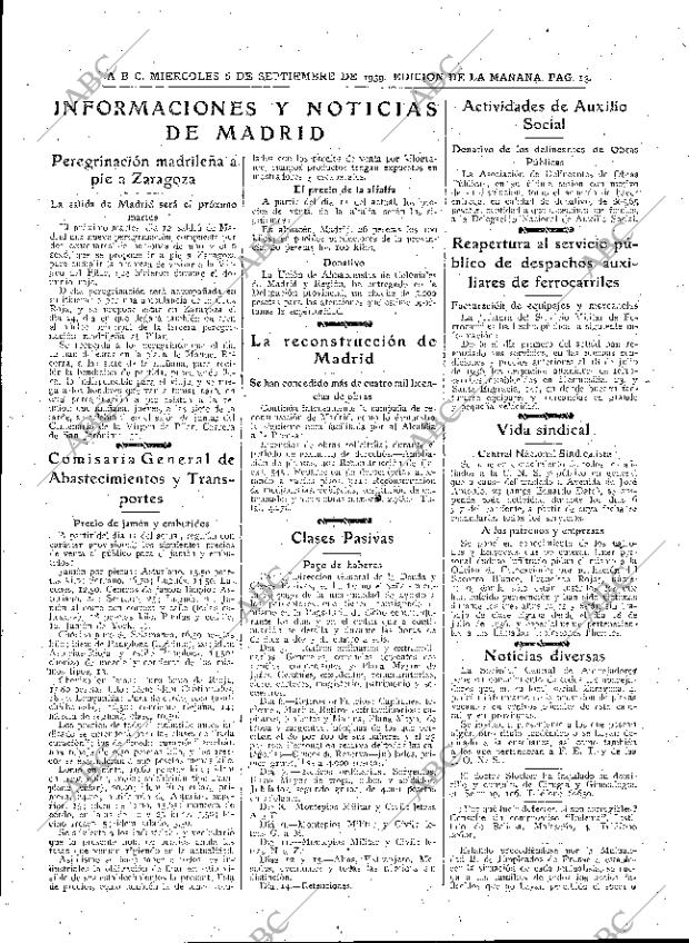 ABC MADRID 06-09-1939 página 13