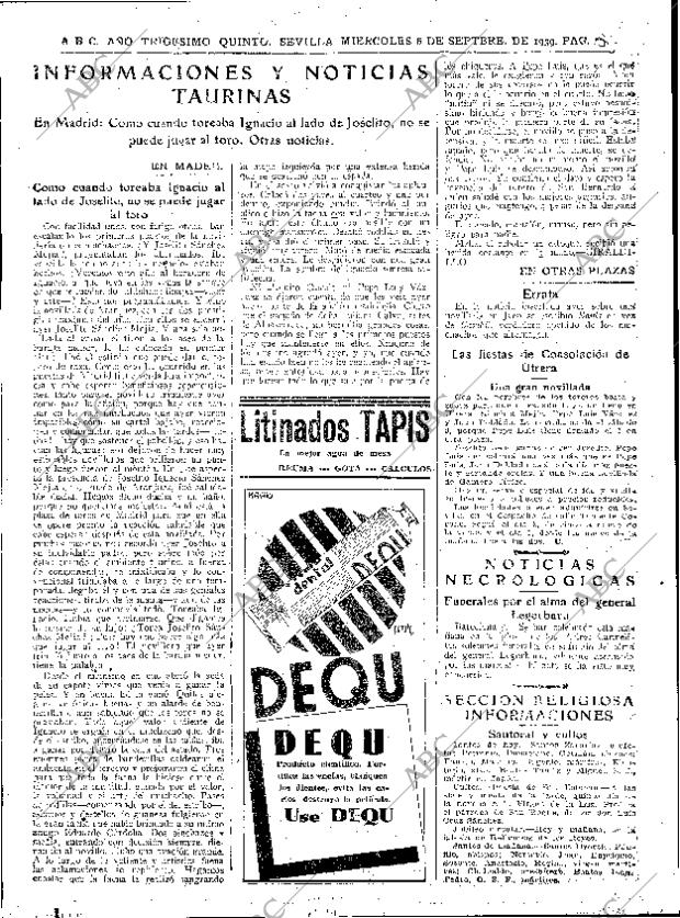 ABC SEVILLA 06-09-1939 página 14