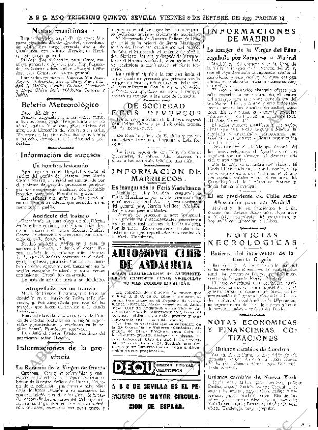 ABC SEVILLA 08-09-1939 página 14