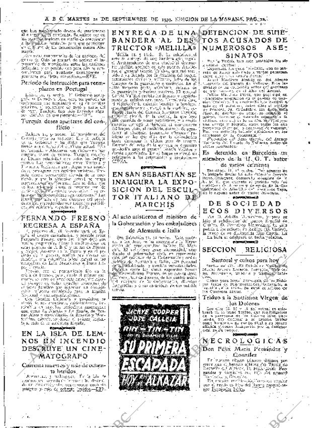 ABC MADRID 12-09-1939 página 12