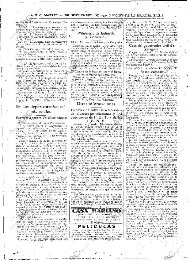 ABC MADRID 12-09-1939 página 8