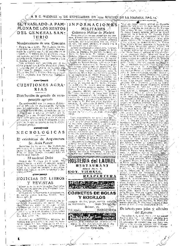 ABC MADRID 15-09-1939 página 14
