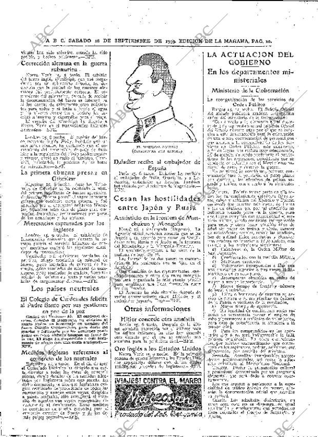 ABC MADRID 16-09-1939 página 10