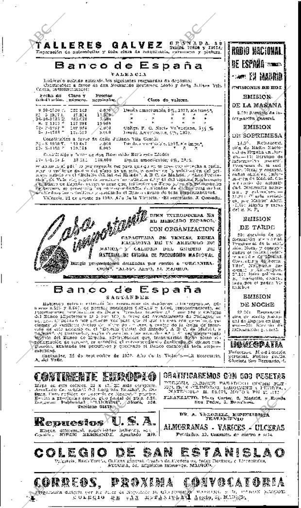 ABC MADRID 16-09-1939 página 15