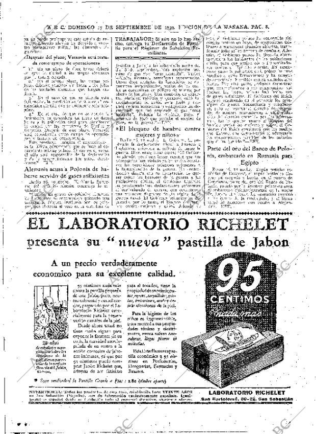 ABC MADRID 17-09-1939 página 8