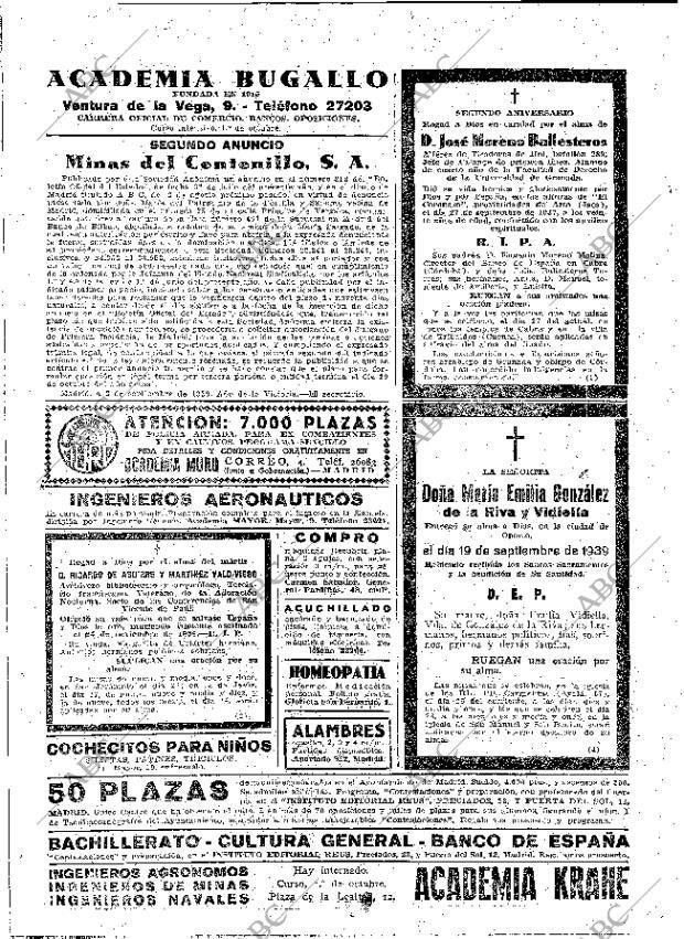 ABC MADRID 23-09-1939 página 26