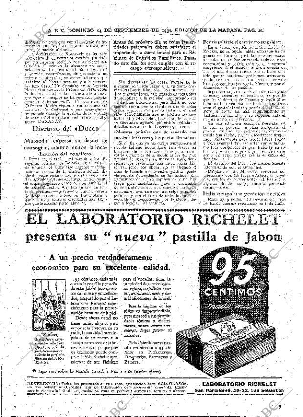 ABC MADRID 24-09-1939 página 10