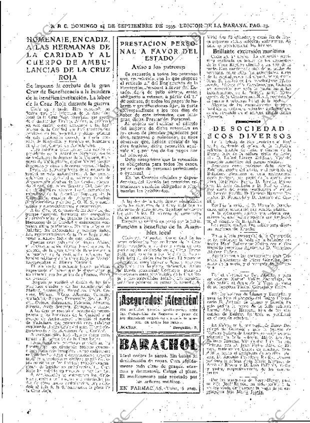 ABC MADRID 24-09-1939 página 13