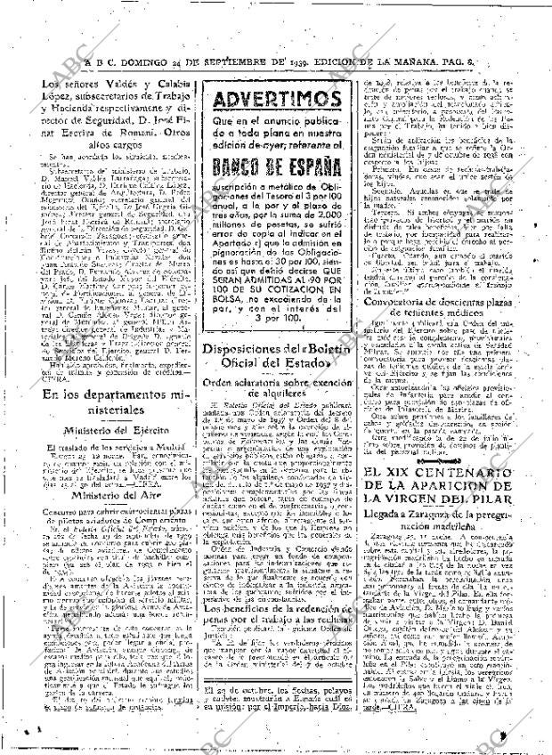 ABC MADRID 24-09-1939 página 8