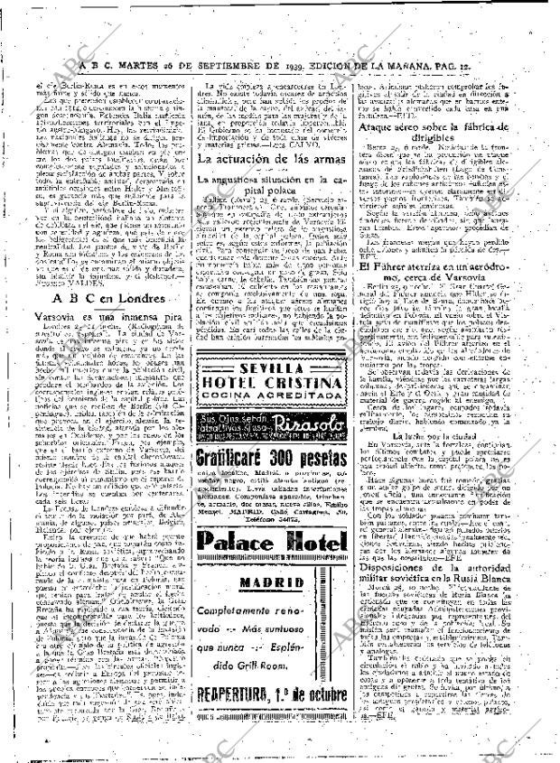ABC MADRID 26-09-1939 página 12