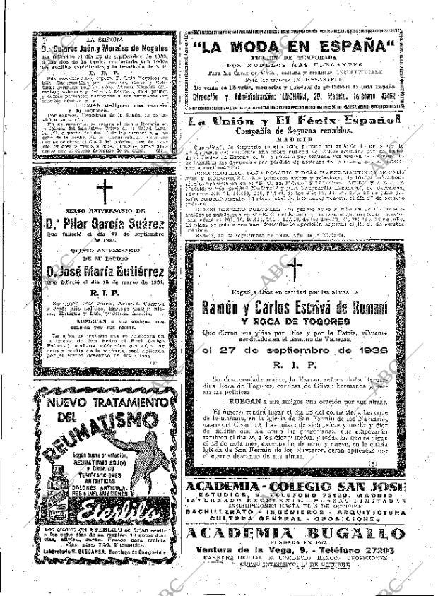 ABC MADRID 26-09-1939 página 19