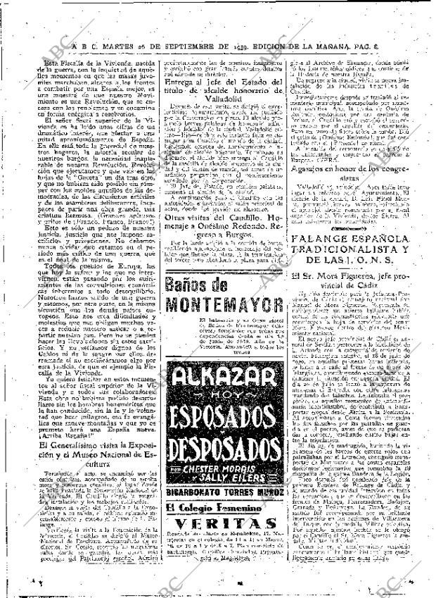 ABC MADRID 26-09-1939 página 8