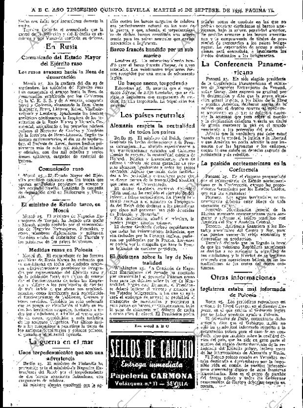 ABC SEVILLA 26-09-1939 página 11