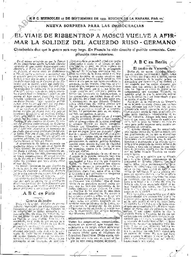 ABC MADRID 27-09-1939 página 11
