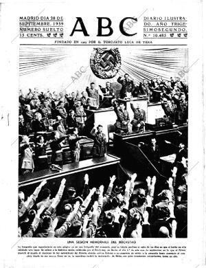 ABC MADRID 28-09-1939 página 1