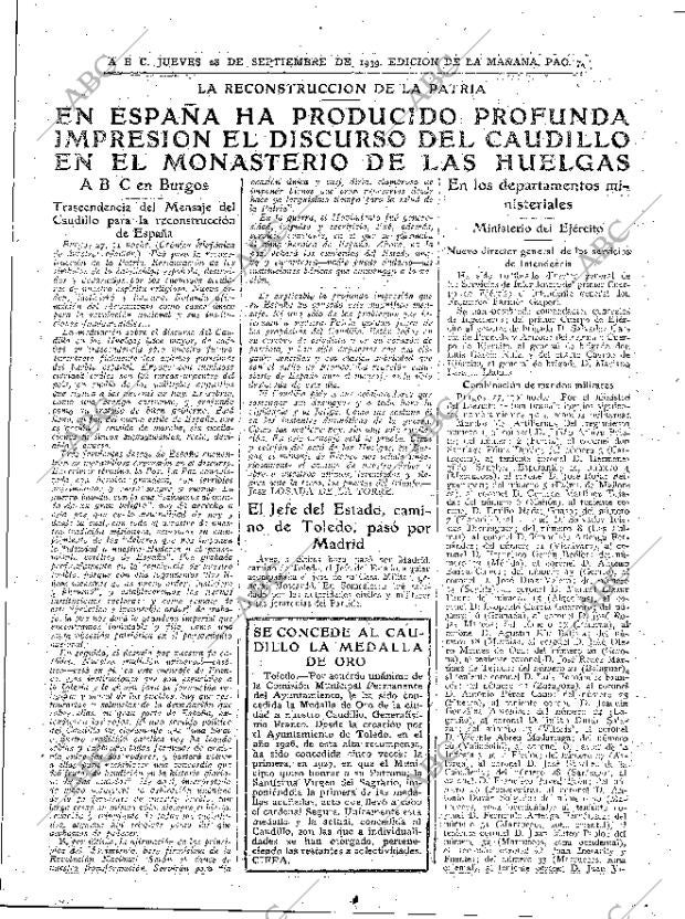 ABC MADRID 28-09-1939 página 7